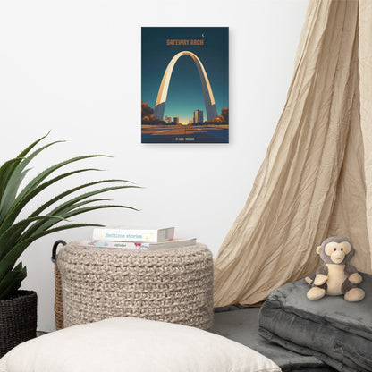 Gateway Arch - Iconic St. Louis Landmark Canvas Wall Art