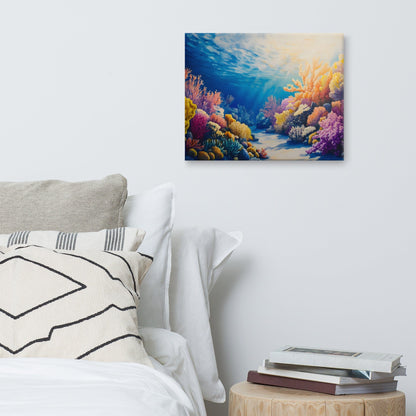 Vibrant Reef: Underwater Paradise Canvas Art