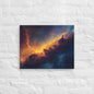 Celestial Beauty: Nebula Galaxy Canvas Art