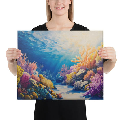 Vibrant Reef: Underwater Paradise Canvas Art