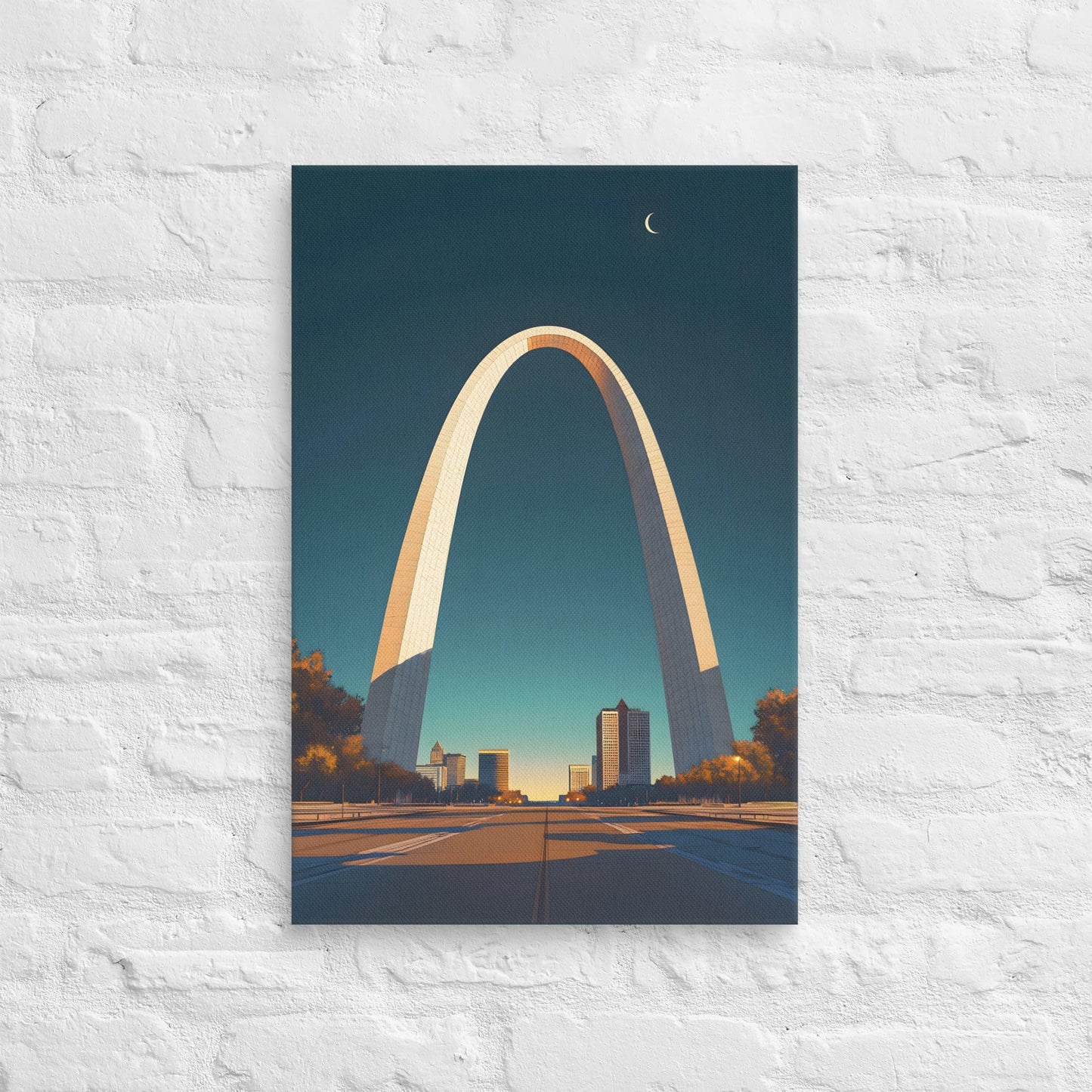 Gateway Arch - Iconic St. Louis Landmark Canvas Wall Art