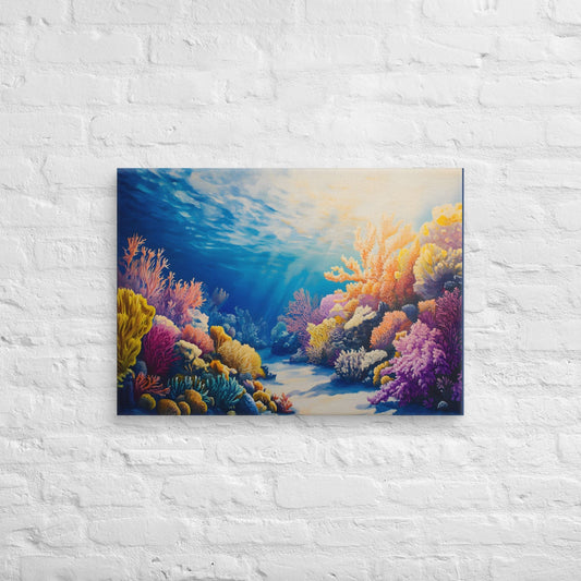 Vibrant Reef: Underwater Paradise Canvas Art